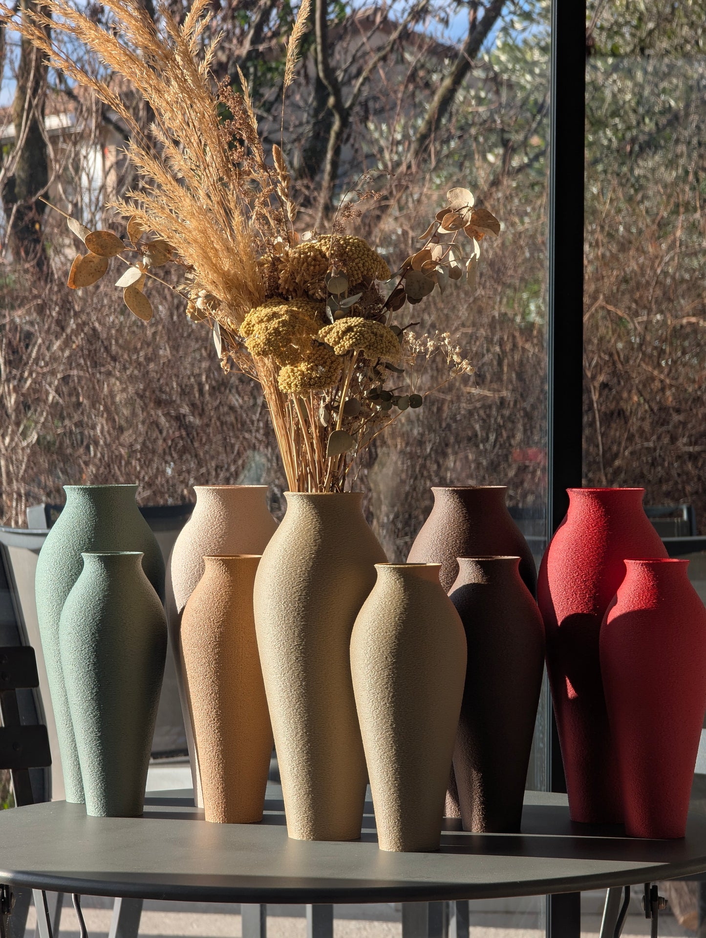 Vase Colibri Rojo